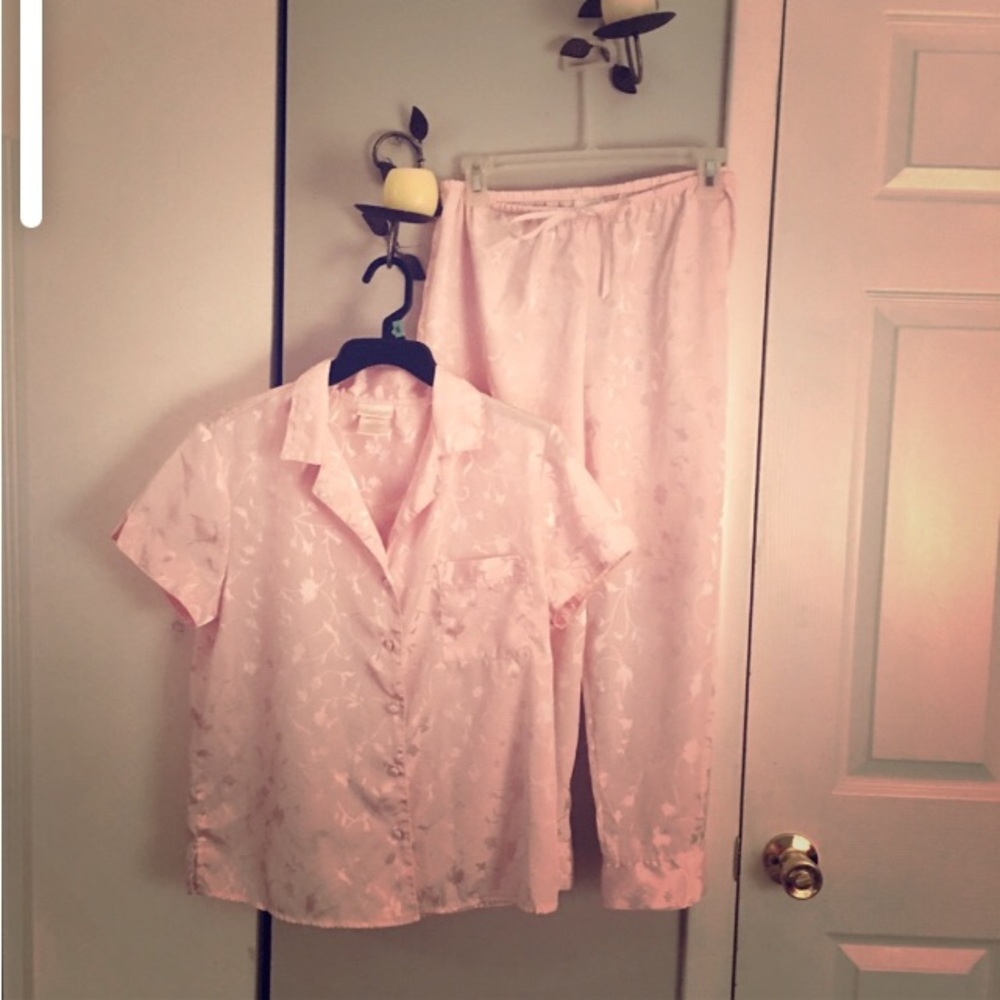 Luxurious satin PJ’s. Worn ONCE! Like New! Beautiful & comfortable